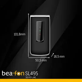 Bea-fon SL495 2G schwarz / silber