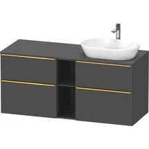 Duravit D-Neo Konsolenwaschtischunterbau wandhängend Graphit Matt 1400x550x664 mm à DE4970R34490000, DE4970R34490000