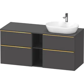 Duravit D-Neo Konsolenwaschtischunterbau wandhängend Graphit Matt 1400x550x664 mm à DE4970R34490000, DE4970R34490000