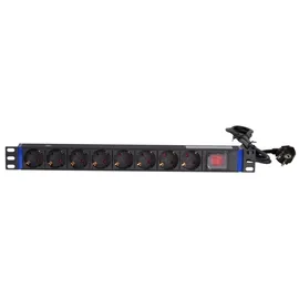 DSIT Steckdosenleiste 1,80 m Schwarz 8 St.