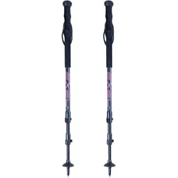 Wanderstöcke HIKE Aluminium schwarz/rosa SCHWARZ|rosa 130 MM