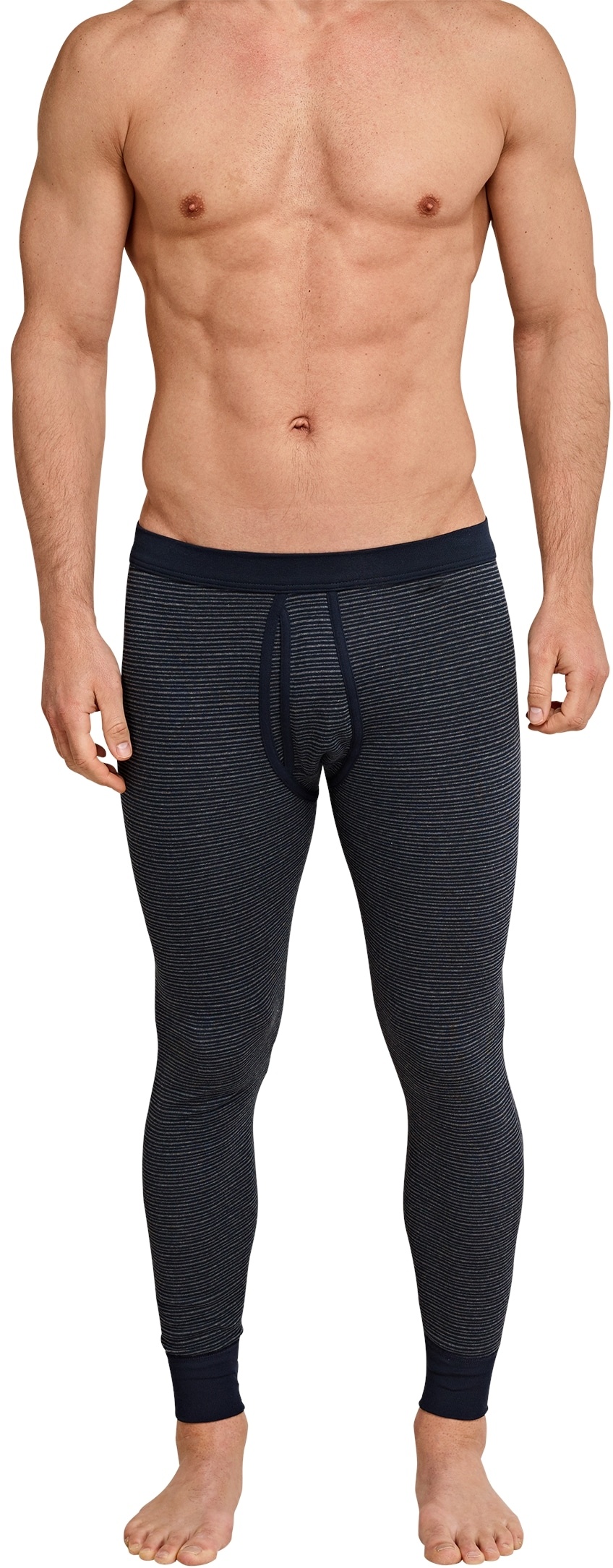 Lange Unterhose, mit seitlichem gewebtem -Logo, Gr. 6 (L), blau, , 70218262-6