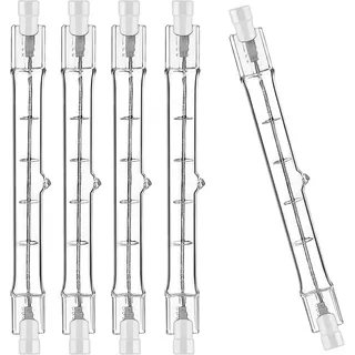 Osram 5er Pack Haloline 64696 Halogenstablampe 120 Watt 230 Volt R7s 118mm Länge | früher 150 Watt | 2300 Lumen | 2950 Kelvin warmweiß, AC35303