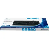 MediaRange Tastatur kabelgeb. ultraflachen Tasten(FR)sw / Schwarz