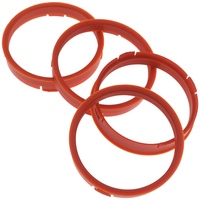 4X Zentrierringe 73,1 x 66,6 mm Orange Felgen Ringe Made in Germany