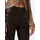Ricano 9809, Damen Lederhose - 5-Pocket Stil - (Slim Fit/High Waist) echtes Lamm Leder (Braun, L) - L
