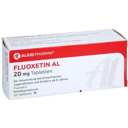 FLUOXETIN AL 20 mg Tabl.z.Herst.e.Susp.z.Einnehmen 50 St