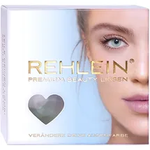 rehlein® REHLEIN Beauty Linsen (2er Packung) Monatslinsen (0 dpt & BC 8.6), Haselnuss