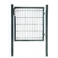 Home Deluxe Doppelstabmatten Gartentor Portarius 1,2 m anthrazit