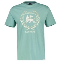 LERROS T-Shirt LERROS T-Shirt mit Logoprint blau M