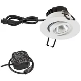 EVN PC650N90102 1 rund Aluminium Glas 8,4W 3000K 1010lm IP65