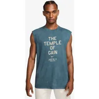 Nike train gym culture tank top blau herren - M