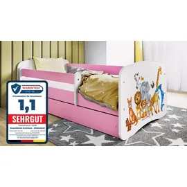 raumhirsch furniture Kinderbett Raumhirsch 80 x 180 cm Holzwerkstoff rosa