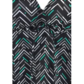 LASCANA Bügel-Tankini Damen Schwarz/Mehrfarbig 50 Cup E