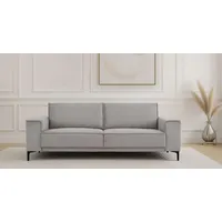 OTTO home 3-Sitzer OTTO HOME "OLAND, B: 224 cm - Skandi-Design", light grau, B:224cm H:85cm T:83cm, 92%PES 8%NY, Sofas, Struktur, Flachgewebe, Luxus-Microfaser, Boucle