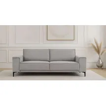 OTTO home 3-Sitzer OTTO HOME "OLAND, B: 224 cm - Skandi-Design", light grau, B:224cm H:85cm T:83cm, 92%PES 8%NY, Sofas, Struktur, Flachgewebe, Luxus-Microfaser, Boucle