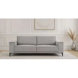 OTTO home 3-Sitzer OTTO HOME "OLAND, B: 224 cm - Skandi-Design", light grau, B:224cm H:85cm T:83cm, 92%PES 8%NY, Sofas, Struktur, Flachgewebe, Luxus-Microfaser, Boucle