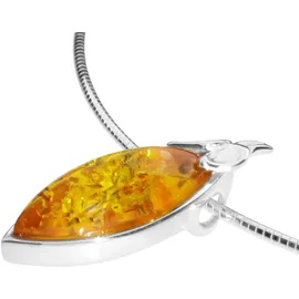 Ostsee-Schmuck Halsreif Gleiter-Majken Silber 925/Bernstein