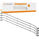 Preiswert & Gut 4x Flachplanenbügel verstellbar 152–220 cm Planenhalter Anhänger aus Stahl