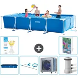 Rechteckiger Frame Pool - 450x220x84 Cm - 7-teilig  S109