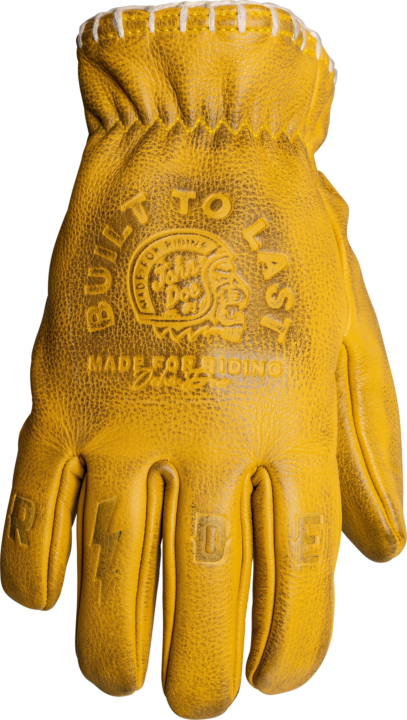 John Doe Coyote Embossed, Handschuhe - Gelb - M