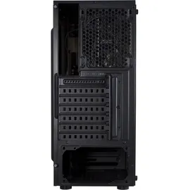 Inter-Tech Thunder Midi Tower ATX Gaming Gehäuse Seitenfenster