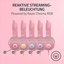 Razer Kraken Kitty V2 Over-ear Gaming Headset Quartz