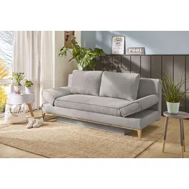 Jockenhöfer Schlafsofa Polyester 2-Sitzer Grau