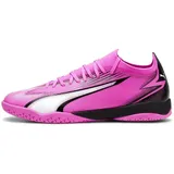 Puma Ultra Match IT Soccer Shoe, Poison Pink White Black, 44