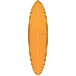 Torq TET Epoxy Funboard Wellenreiter surfboard Wave Surfbrett, Länge in Fuß: 6.8, Breite in inch: 21, Farbe: Weiss Pinline