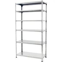 simonclick Mini 6/300 Metallregal 2500x800x300 mm, - Galvanized - One Size