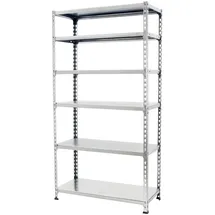 simonclick Mini 6/300 Metallregal 2500x800x300 mm, - Galvanized - One Size