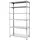 simonclick Mini 6/300 Metallregal 2500x800x300 mm, - Galvanized - One Size