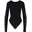 Ladies Longsleeve Body Frauen Langarmshirt schwarz L L