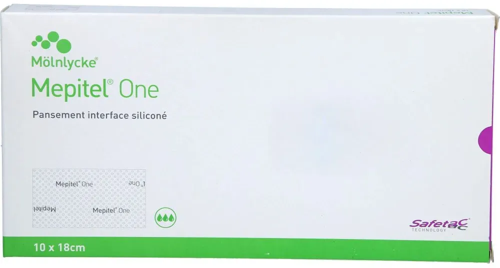 MEPITEL One 10x18 cm Silikon Netzverband 10 St