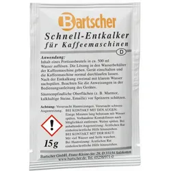 1 x Bartscher Entkalker, Kaffeemaschinen, 30 St.