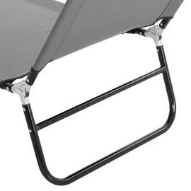 modfu Sonnenliege 188 x 56 x 28 cm Grau
