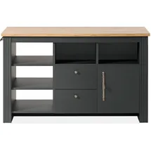 OTTO home Unterschrank KOCHSTATION KS-Westminster 150 x 68 x 92 cm Grau