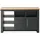 OTTO home Unterschrank KOCHSTATION KS-Westminster 150 x 68 x 92 cm Grau