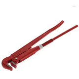 Gedore red Rohrzange 90° abgewinkelte Spannweite 55 mm/1 1/2 Zoll, schwedisch, massiv, Zahnung versetzt, R27100015