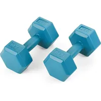 Gymtek® Kurzhantel Set - 2x 2kg Hanteln - Hantel Set für Krafttraining, Fitness, Workout - Gymnastikhanteln für Home Gym