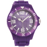 Oozoo Unisex-Armbanduhr Silicone Collection Analog Silikon violett C4286