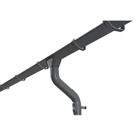 SKANHOLZ Regenrinne für Pavillon Orleans 4 10 cm Grau