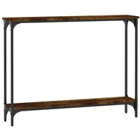 VidaXL Konsolentisch Räuchereiche 100x22,5x75 cm Holzwerkstoff