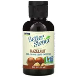 Now Foods Better Stevia Haselnuss, 59 ml