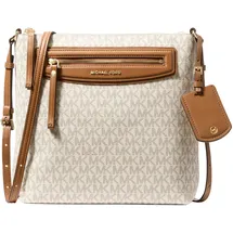 Michael Kors Jet Set Travel Umhängetasche Kunstleder Beige/Weiß