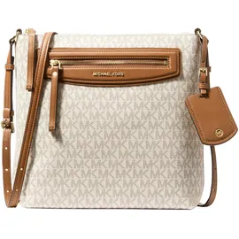 Michael Kors Jet Set Travel Umhängetasche Kunstleder Beige/Weiß