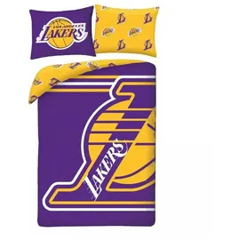 Halantex SP. z.o.o. Los Angeles Lakers Bettwäsche Gelb 140 x 200 cm + 70 x 90 cm