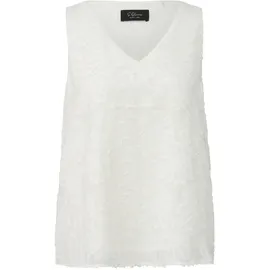 s.Oliver Ärmelloses Chiffon-Top mit floralem Muster - 40