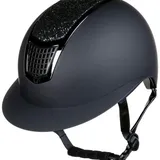 HKM Glamour Shield Reithelme 9191 Schwarz/Schwarz M=55-57cm